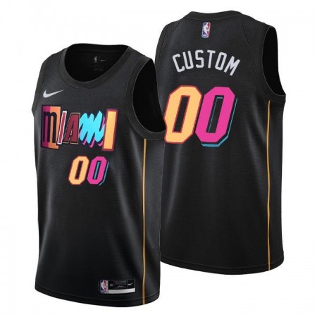 Maglia NBA Miami Heat Personalizzate Nike 2021-22 City Edition Swingman - Uomo